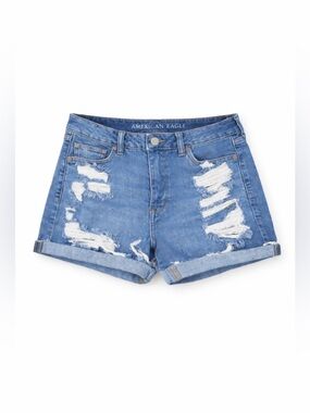 American Eagle Distressed Denim Shorts Size 16